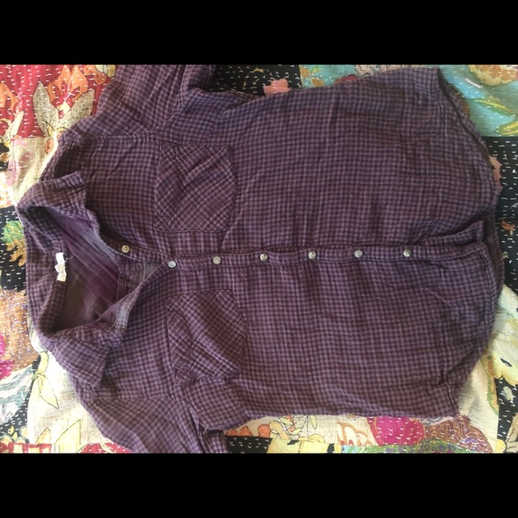 Plum fall flannel - Picture 3 of 3